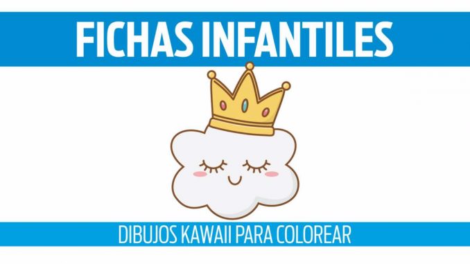 Dibujos para colorear para niños de kawaii, gratis, para descargar