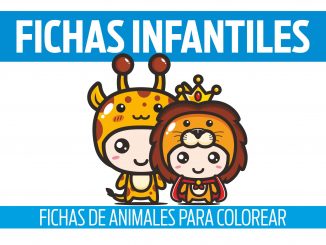 fichas de animales para colorear