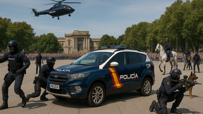día de la policía nacional en Vigo